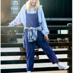 AERIE Velvet Overall - Blue